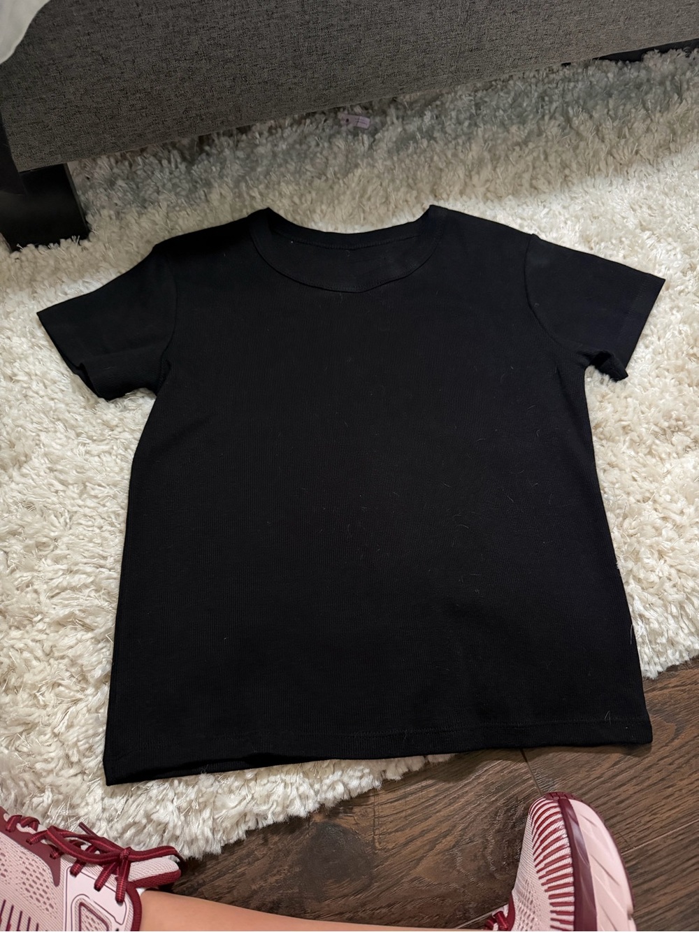 Daily Drills Black Crewneck Tee